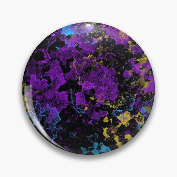 Artikelvorschau, Malen Sie Splash Purple Blue Yellow mit schwarzem Hintergrund entworfen und verkauft von Ludovic Geusa.