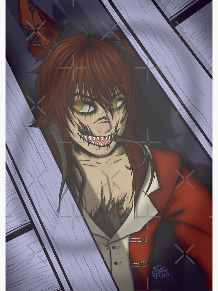 Nightmare Foxy, My FNAF 1, 2, 3, and 4 anime/manga online fan-art things!