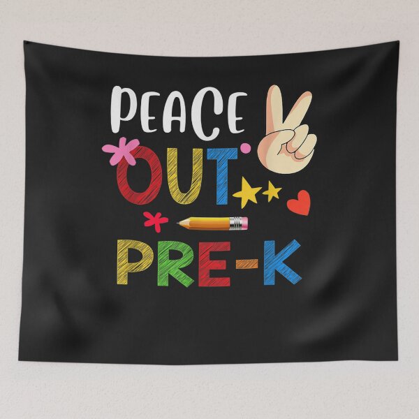 Item preview, Peace Out Pre-K - Last Day of School Pre-K Grad T-Shirt designed and sold by Improve-Riodeja.