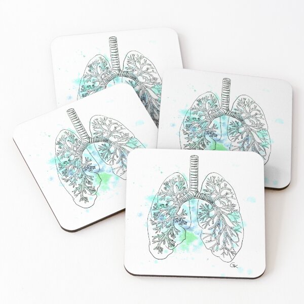 Item preview, Watercolor lungs designed and sold by Elastikchachou.