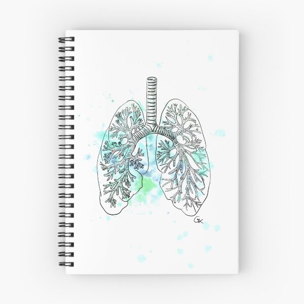 Item preview, Watercolor lungs designed and sold by Elastikchachou.