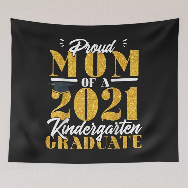 Item preview, Proud Mom Of a 2021 Kindergarten Graduate 2021 Graduation T-Shirt designed and sold by Improve-Riodeja.