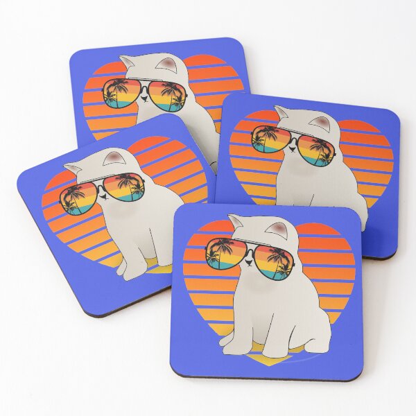 Item preview, CATS WEARING SUNGLASSES (SUNSET EDITION) designed and sold by UnboundFull.