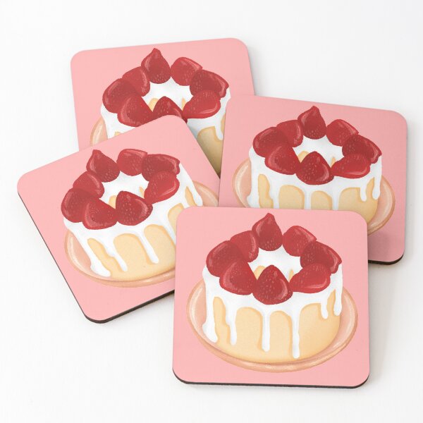 Item preview, Strawberry Drip Cake  designed and sold by crizzysketch.