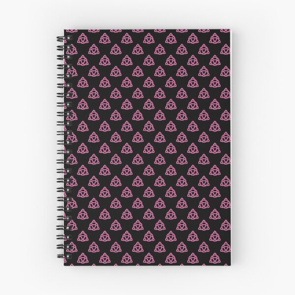 Item preview, Celtic Tribal Knot Repeating Pattern (Pink, Black Background) designed and sold by Pendy777.