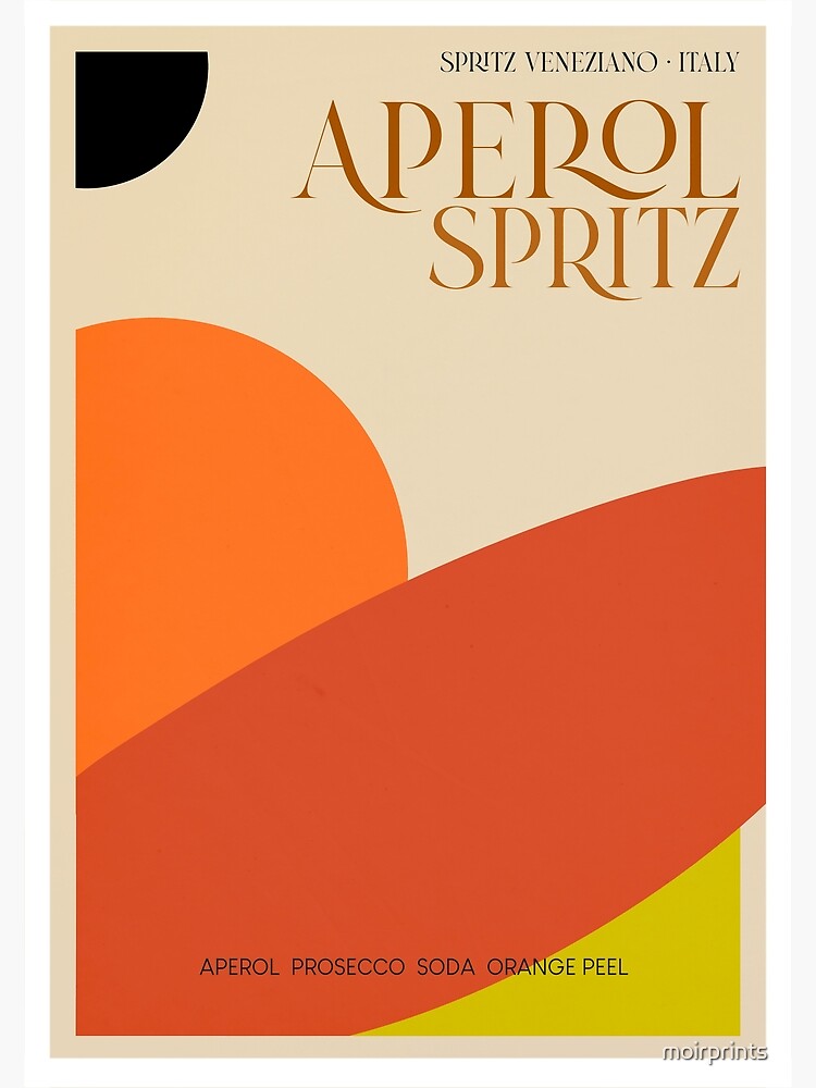 Disover Aperol Spritz Premium Matte Vertical Poster