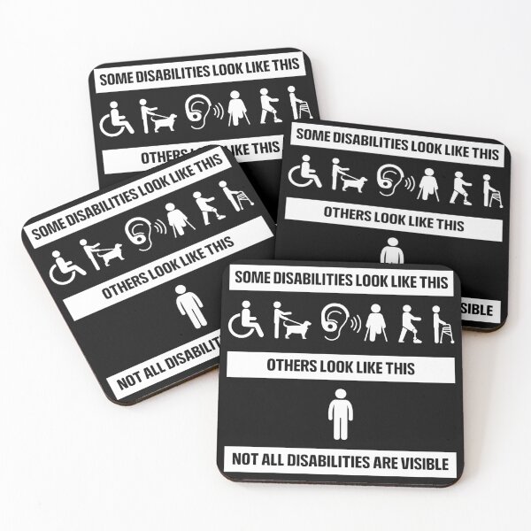 Item preview, Not all disabilities are visible designed and sold by FatCatProds.