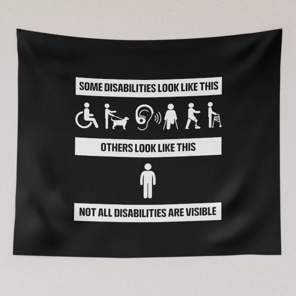 Item preview, Not all disabilities are visible designed and sold by FatCatProds.