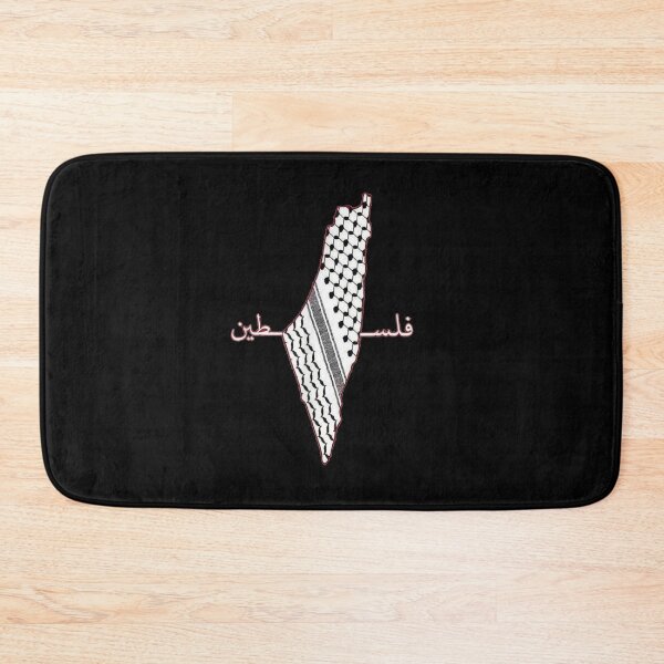 Item preview, Keffiyeh Palestine Map Arabic Scarf Shemagh Palestinian Flag designed and sold by jackbellart.