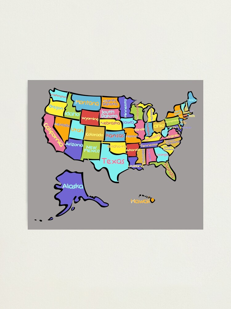 Carte des Etats-Unis illustrée : connaître la géographie américaine
