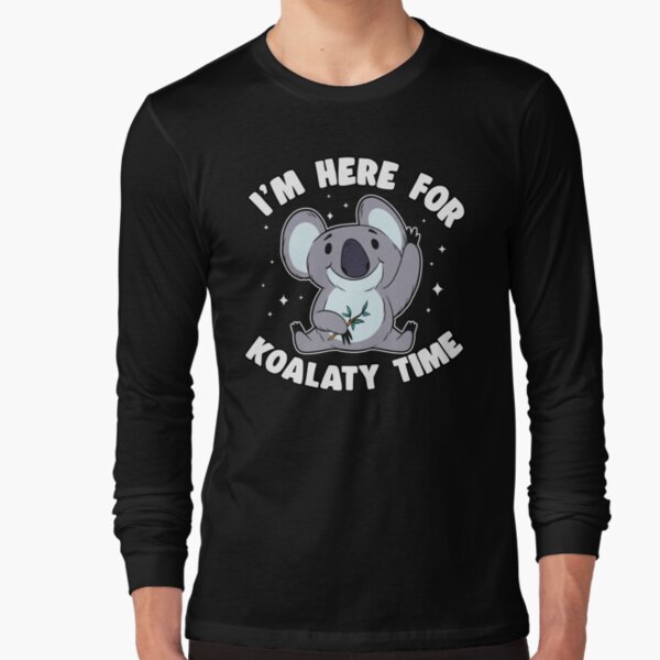 I'm Here For Koalaty Time Funny Koala Lover Gift' Men's T-Shirt