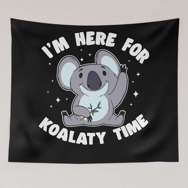 Item preview, I'm Here For Koalaty Time Funny Koala Lover Gift designed and sold by Stronzi.