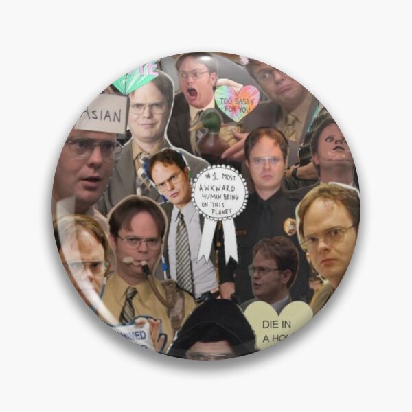 Artikelvorschau, Dwight Schrute Collage entworfen und verkauft von lucreziatrebbi.