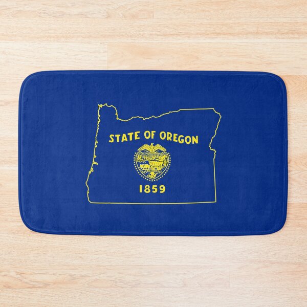 Item preview, Oregon Map Flag #1 designed and sold by SalahBlt.