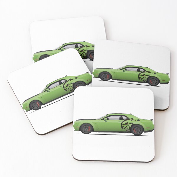 Item preview, modern light green american muscle car  designed and sold by OlegNaches.