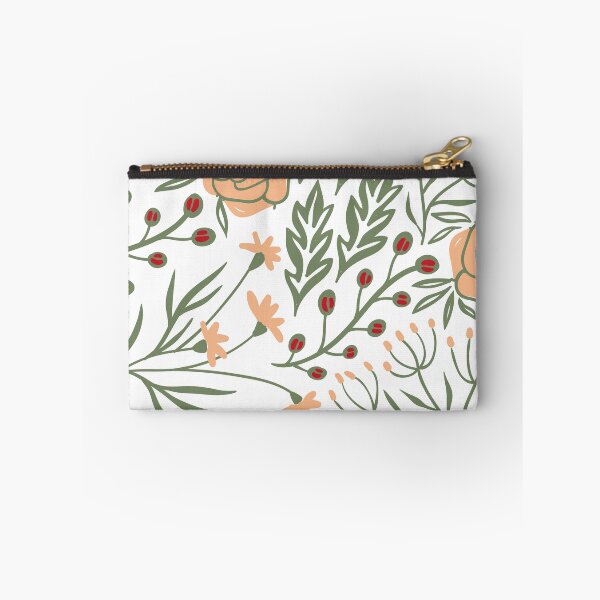 Item preview, Delicate Flowy Floral Sage Green  designed and sold by kindtoearth.