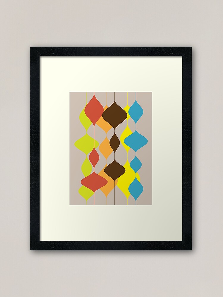 Thumbnail 2 of 7, Framed Art Print, Modern Retro #4 designed and sold by Alex-Strange.
