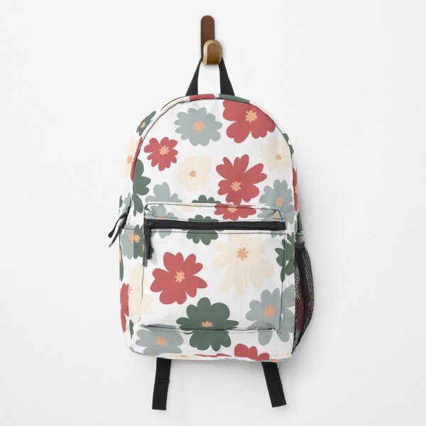 Item preview, Flowy Floral Sage Green and Terracotta designed and sold by kindtoearth.