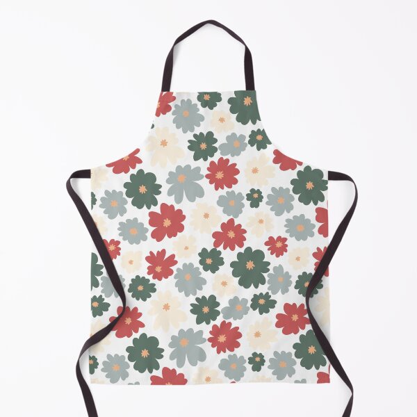 Item preview, Flowy Floral Sage Green and Terracotta designed and sold by kindtoearth.