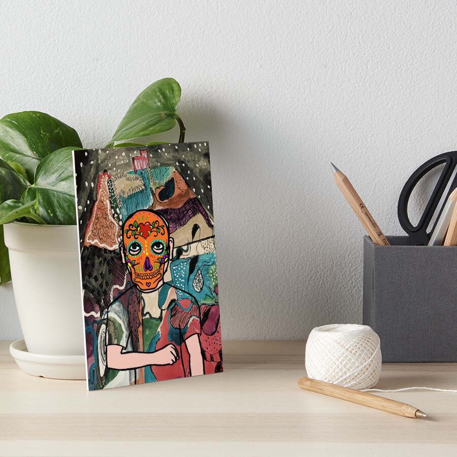 Item preview, Art Board Print designed and sold by CryptoLuke.