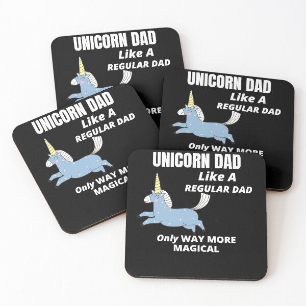 Item preview, Unicorn Dad Like A Regular Dad Only Way More Magical designed and sold by BellaVille.