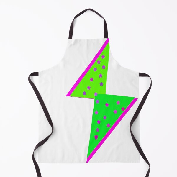 Item preview,  BOHO GREEN PINK STAR LIGHTING BOLT  designed and sold by RetroPlaceee.
