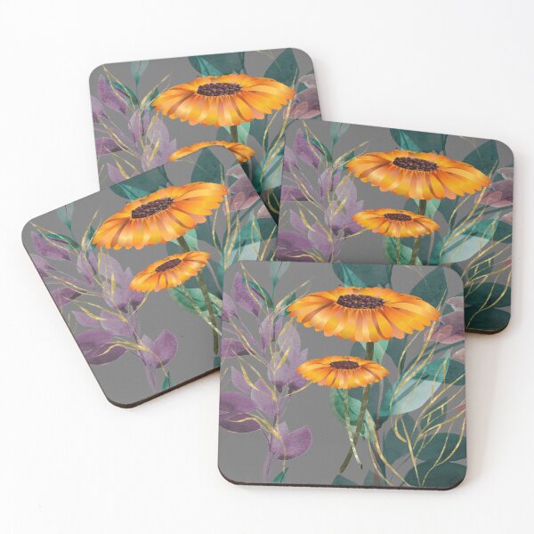 Item preview, William Morris and Van Gogh inspired fusion - Dusky purple and burnt orange.  Caroline Laursen Original  designed and sold by Caroline Laursen.