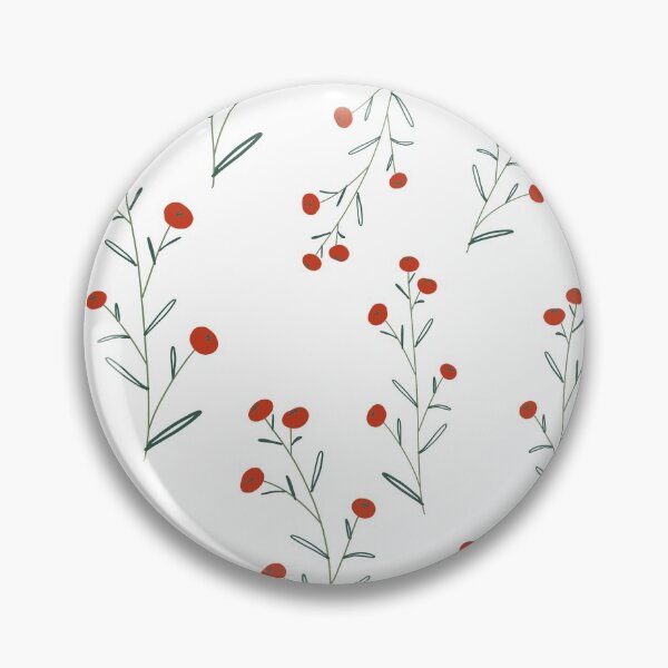 Item preview, Delicate Flowy Floral Sage Green and Terracotta designed and sold by kindtoearth.