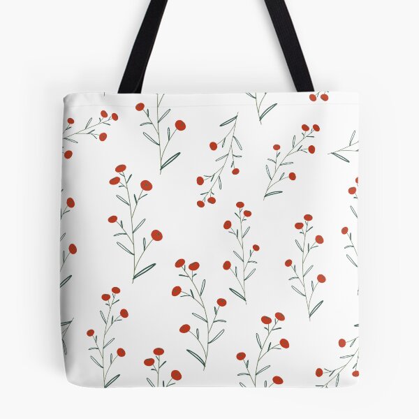 Item preview, Delicate Flowy Floral Sage Green and Terracotta designed and sold by kindtoearth.