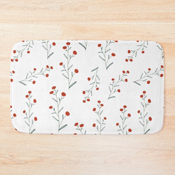 Item preview, Delicate Flowy Floral Sage Green and Terracotta designed and sold by kindtoearth.