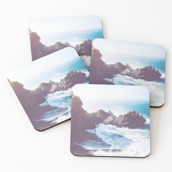 Item preview, Pastel ocean cliff view designed and sold by Yulia Sh.