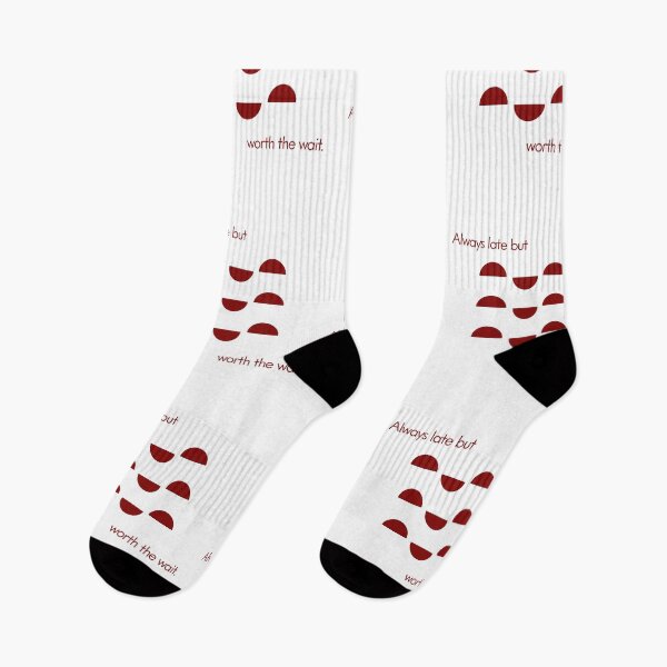 Item preview, Always Late but Worth the Wait - Waveform - Maroon designed and sold by Non-Believer.