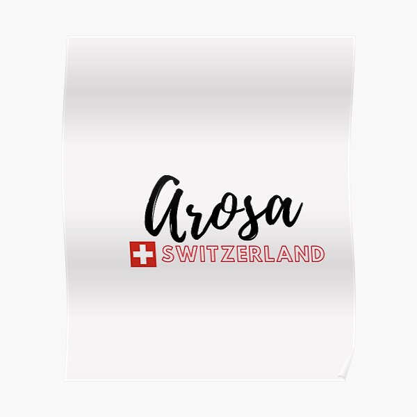 Arosa, Schweiz Poster