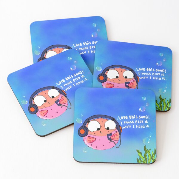 Item preview, Happy Puffer fish  designed and sold by All That Jazz Store.