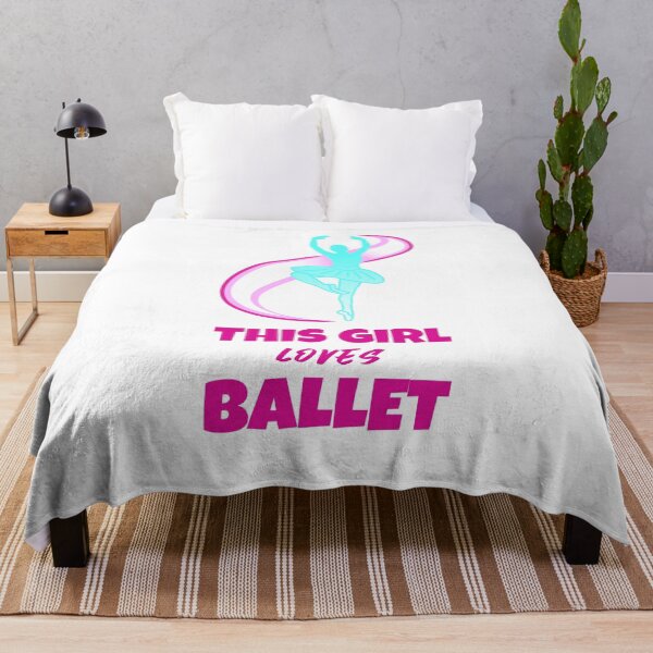 Item preview, This Girl Loves Ballet - Girls Ballet Design designed and sold by mum-of-two.