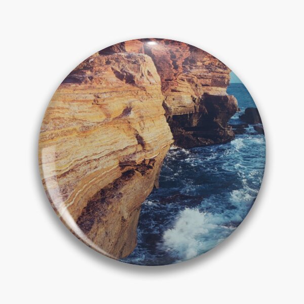 Item preview, Colorful ocean cliff view designed and sold by Yulia Sh.