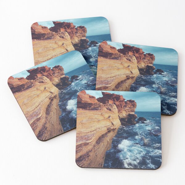 Item preview, Colorful ocean cliff view designed and sold by Yulia Sh.