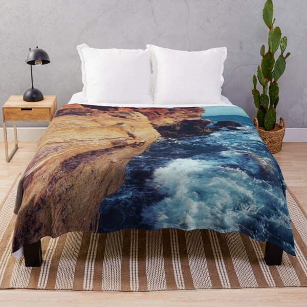 Item preview, Colorful ocean cliff view designed and sold by Yulia Sh.