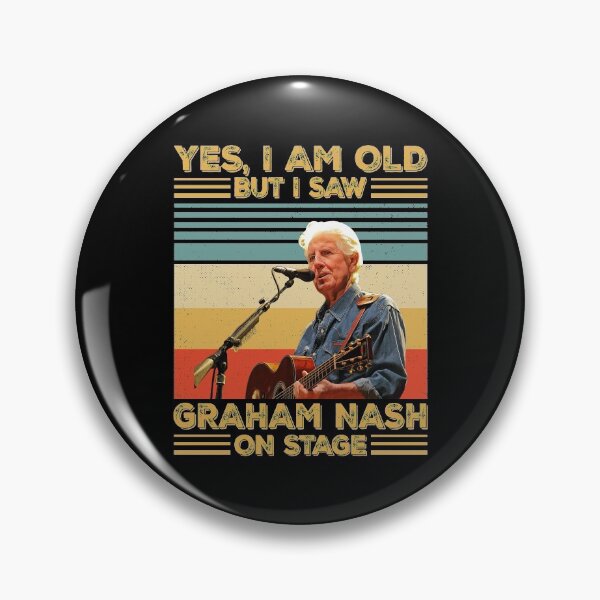 Item preview, Retro Yes I'm Old But I Saw Graham 70s Nash On Stage designed and sold by Kennedyisaac.