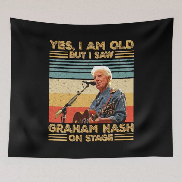 Item preview, Retro Yes I'm Old But I Saw Graham 70s Nash On Stage designed and sold by Kennedyisaac.