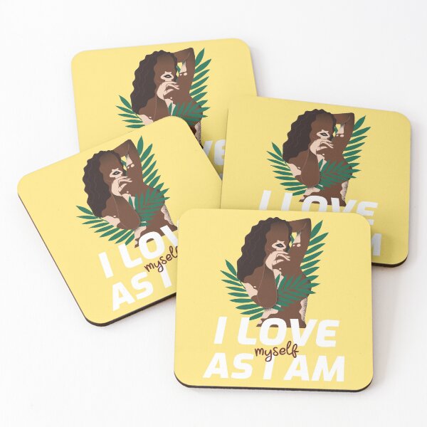 Aperçu de l'œuvre Je m'aime comme je suis, je m'aime tous les jours, je m'aime pour qui je suis créée et vendue par Imakeyouhappy.