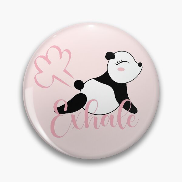 Item preview, Exhale cute panda , Happy Yoga panda  designed and sold by ARTsPlural.