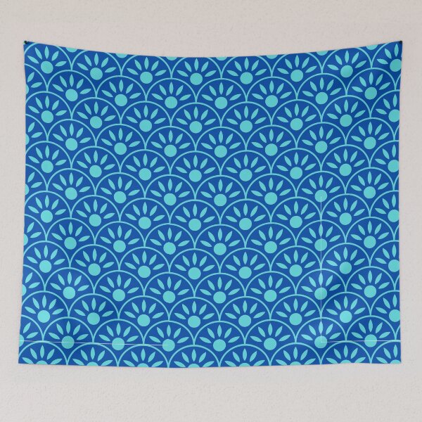Item preview, SKYBLUE DESIGN WITH BLUE BACKGROUND designed and sold by goldennrosess.