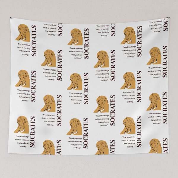 Item preview, Socrates, philosopher, True knowledge know nothing. designed and sold by challengecafe.