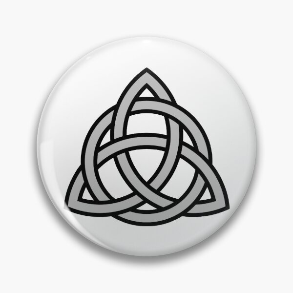 Item preview, Celtic Tribal Knot Repeating Pattern (Silver, White background) designed and sold by Pendy777.
