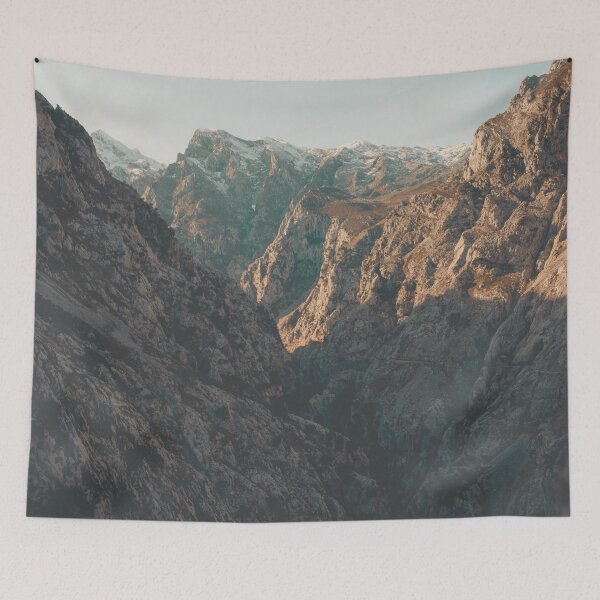 Item preview, Foggy mountains view pattern designed and sold by Yulia Sh.