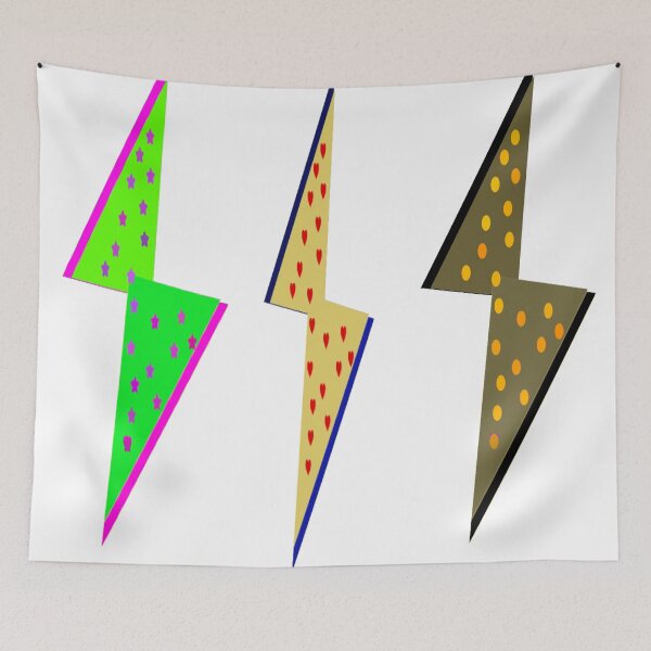 Item preview, BOHO LIGHTING BOLT STICKER PACK  designed and sold by RetroPlaceee.