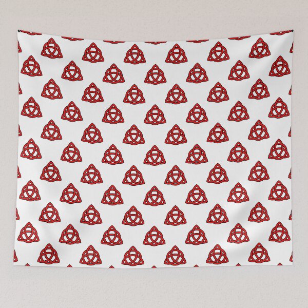 Item preview, Celtic Tribal Knot Repeating Pattern (Red, White background) designed and sold by Pendy777.