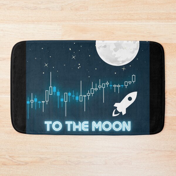 Item preview, To the Moon! Meme Stocks print designed and sold by ThousandAutumns.