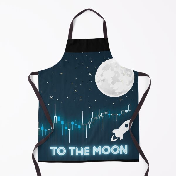 Item preview, To the Moon! Meme Stocks print designed and sold by ThousandAutumns.
